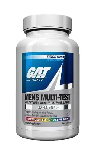 Men's Multi + Test 60 Caps – GAT Multivitamin & Testosterone Support