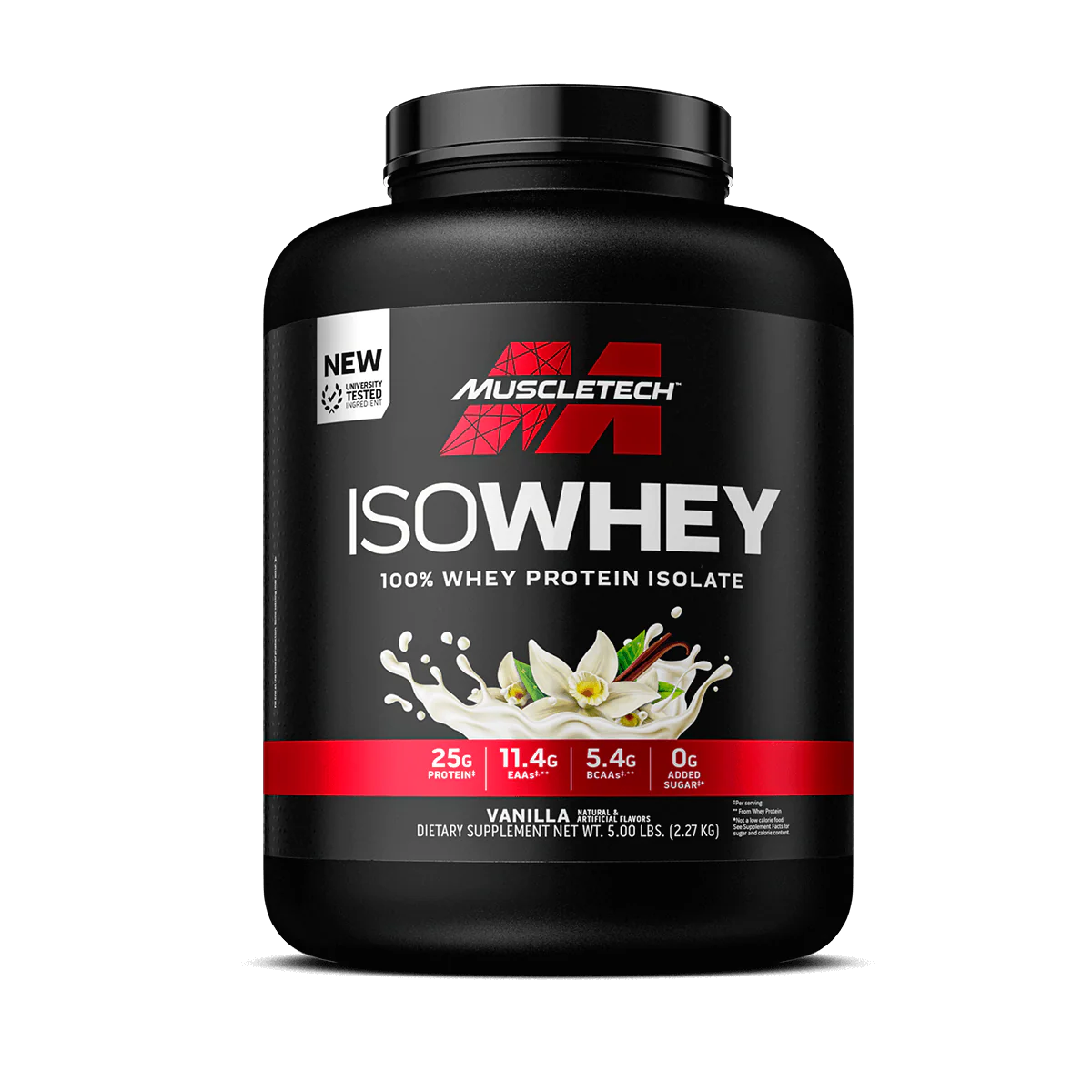 MUSCLE TECH ISO WHEY 5lb 72 serving