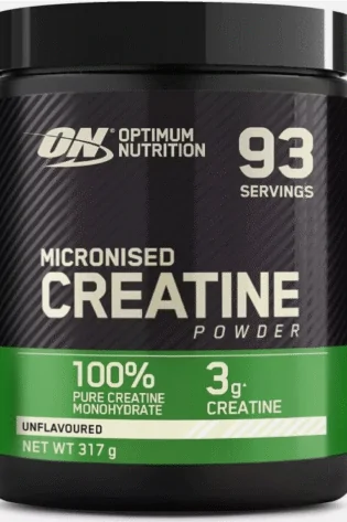 Optimum Nutrition Micronised Creatine Monohydrate Powder 100% 317g - 93 Serve